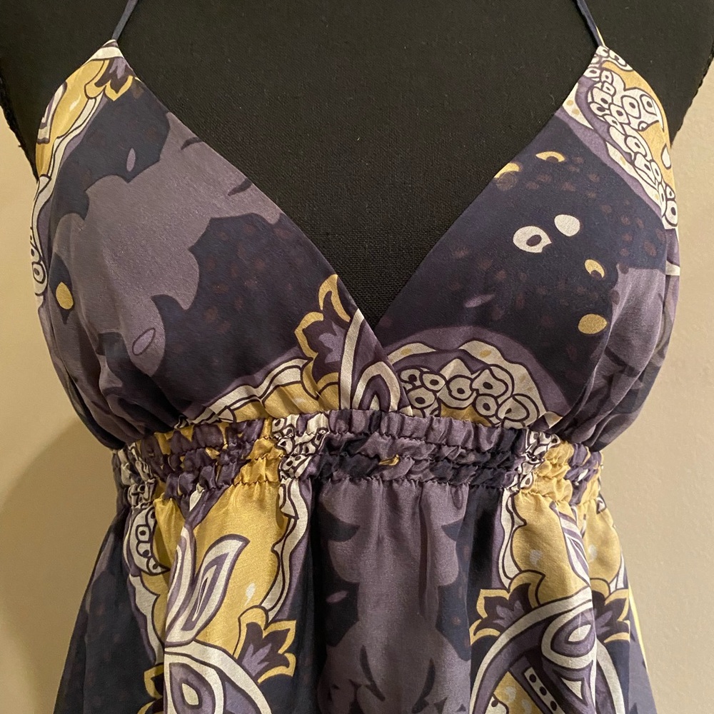 100% silk maxi dress - Picture 9 of 13